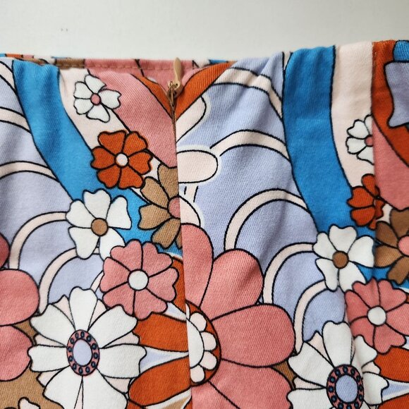 Retro Floral A-Line Skirt For Girls Size Small 6/6X by Art Class Multicolor - Picture 5 of 8